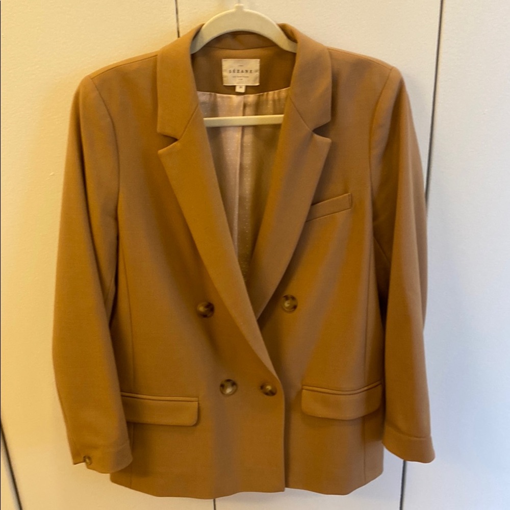Sézane Tan Blazer